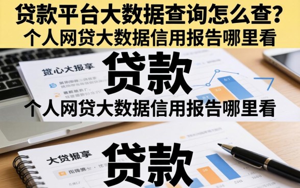 贷款平台大数据查询怎么查?个人网贷大数据信用报告哪里看 个人网贷大数据信用报告哪里看