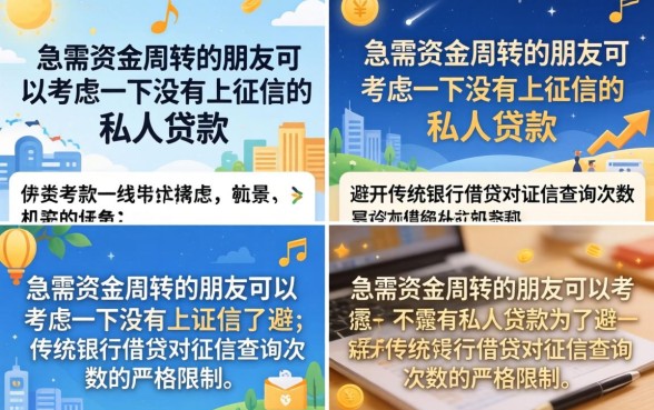 不上征信的私人贷款真的有吗?哪里能找到靠谱的渠道? 不上征信的私人贷款真的有吗