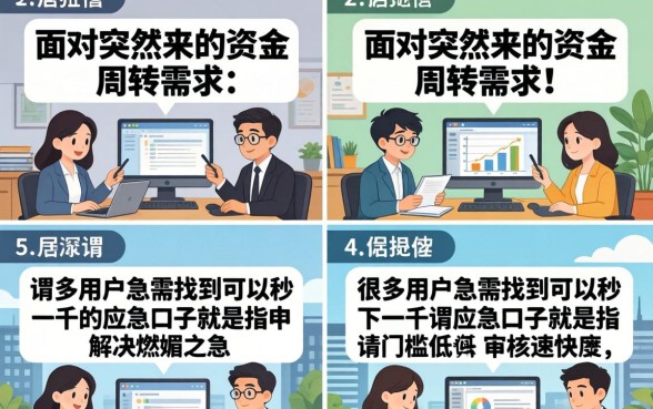 哪里能找到秒下一千的应急口子