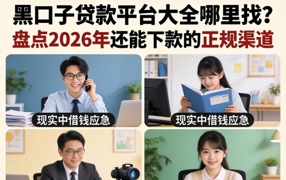 盘点2026年还能下款的正规渠道