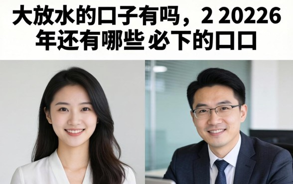 大放水的口子有吗，2026年还有哪些必下的口子