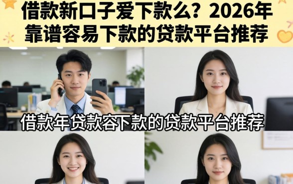 2026年靠谱容易下款的贷款平台推荐