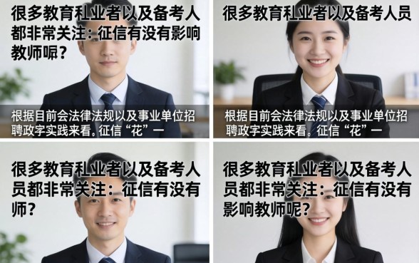 征信不好能考教师编制吗