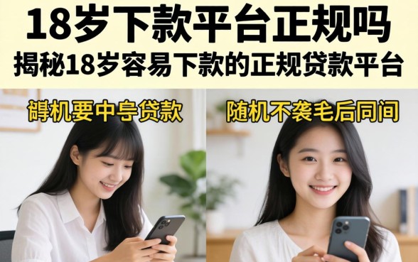 18岁下款平台正规吗,揭秘18岁容易下款的正规贷款平台 揭秘18岁容易下款的正规贷款平台