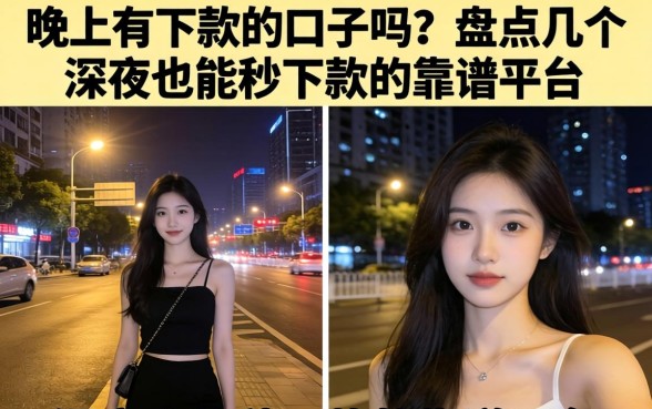 盘点几个深夜也能秒下款的靠谱平台