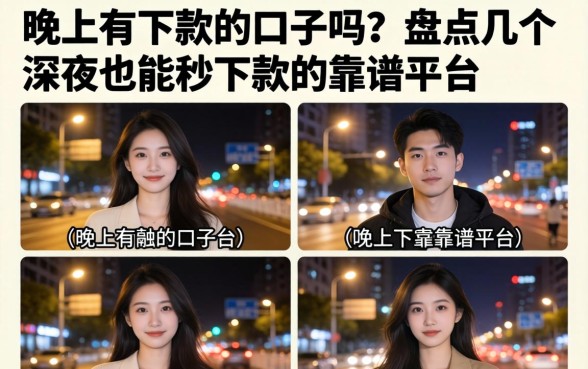 盘点几个深夜也能秒下款的靠谱平台