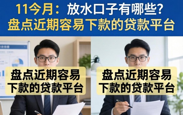 11月份的放水口子有哪些？盘点近期容易下款的贷款平台