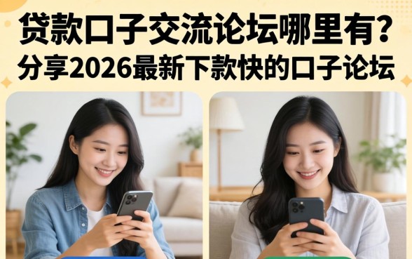 贷款口子交流论坛哪里有?分享2026最新下款快的口子论坛 分享2026最新下款快的口子论坛