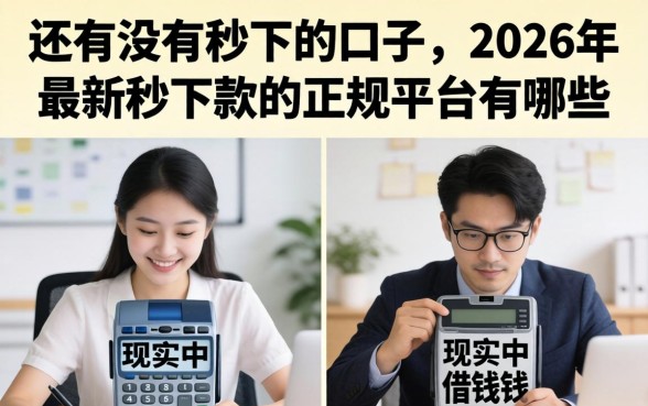 还有没有秒下的口子,2026年最新秒下款的正规平台有哪些 2026年最新秒下款的正规平台有哪些