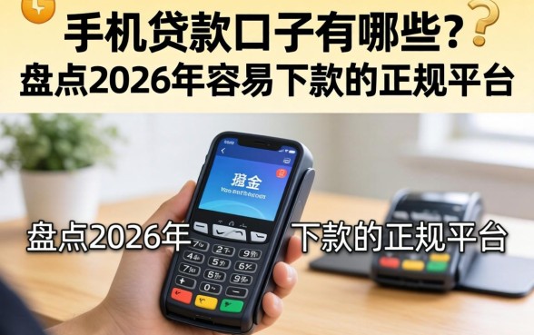 盘点2026年容易下款的正规平台