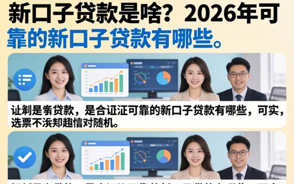 新口子贷款是啥?2026年可靠的新口子贷款有哪些 2026年可靠的新口子贷款有哪些