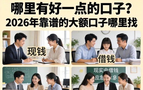 2026年靠谱的大额口子哪里找