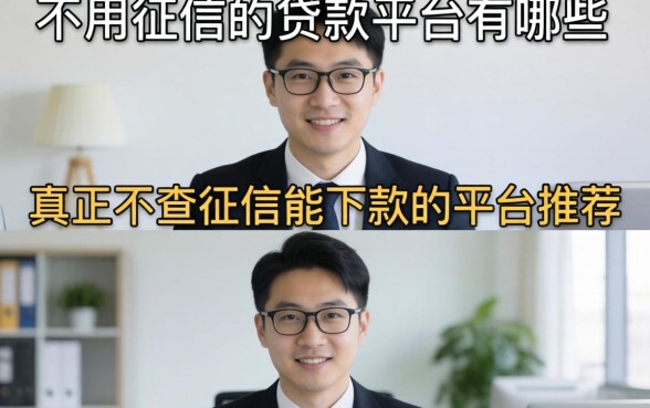 真正不查征信能下款的平台推荐