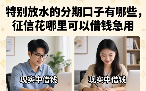 特别放水的分期口子有哪些,征信花哪里可以借钱急用 特别放水的分期口子有哪些