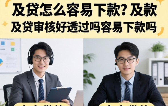 及贷怎么容易下款?及贷审核好通过吗容易下款吗 及贷审核好通过吗容易下款吗