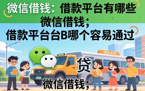 微信借钱的借款平台哪个容易通过