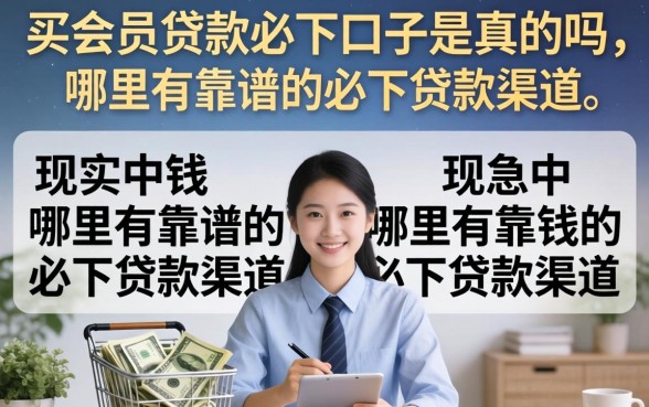 买会员贷款必下口子是真的吗,哪里有靠谱的必下贷款渠道 买会员贷款必下口子是真的吗