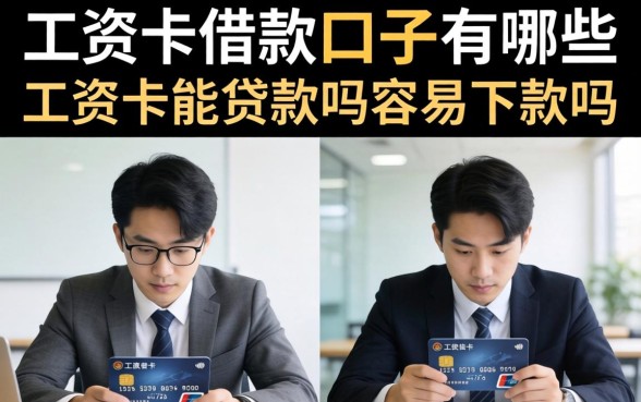 工资卡借款的口子有哪些，工资卡能贷款吗容易下款吗