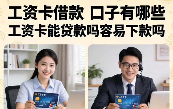 工资卡借款的口子有哪些,工资卡能贷款吗容易下款吗 工资卡能贷款吗容易下款吗