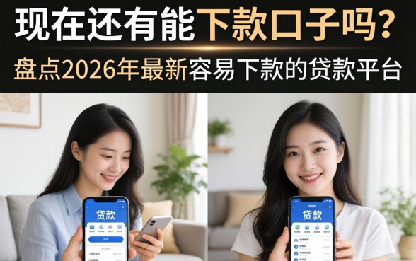 现在还有能下款口子吗?盘点2026年最新容易下款的贷款平台 盘点2026年最新容易下款的贷款平台