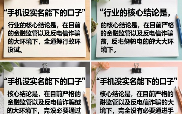 手机没实名能下的口子有哪些？2026年无需实名认证的贷款平台盘点