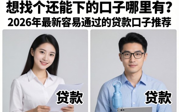 2026年最新容易通过的贷款口子推荐