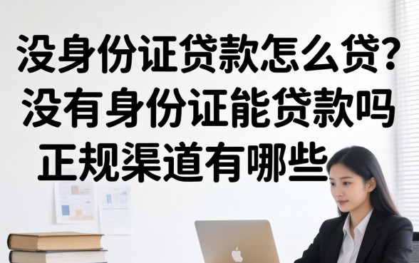 没身份证贷款怎么贷?没有身份证能贷款吗正规渠道有哪些 没有身份证能贷款吗正规渠道有哪些