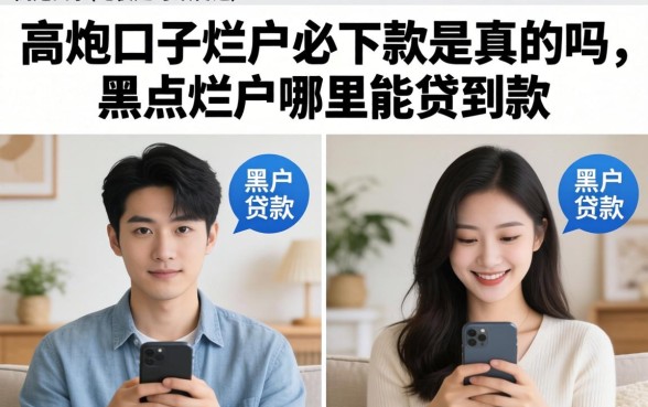 高炮口子烂户必下款是真的吗