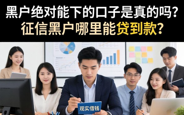 黑户绝对能下的口子是真的吗