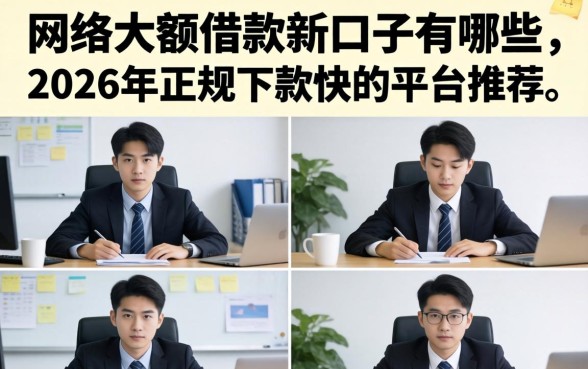 网络大额借款新口子有哪些,2026年正规下款快的平台推荐 2026年正规下款快的平台推荐