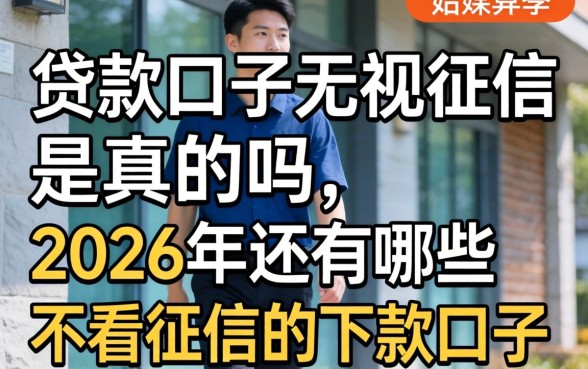 2026年还有哪些不看征信的下款口子