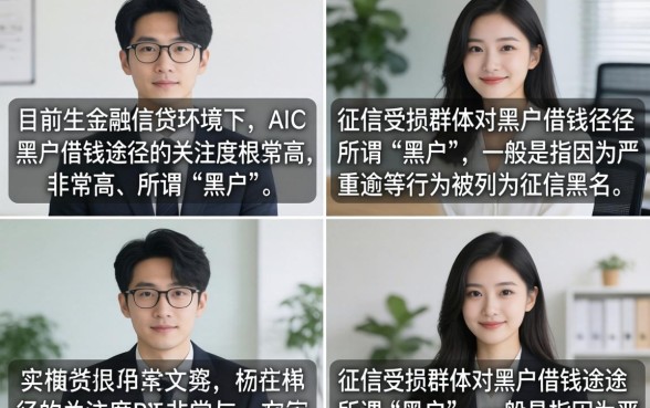 征信黑户哪里可以借到钱