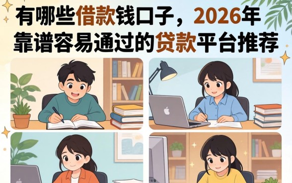 2026年靠谱容易通过的贷款平台推荐