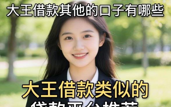 大王借款类似的贷款平台推荐