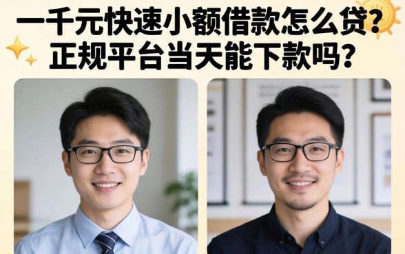 一千元快速小额借款怎么贷