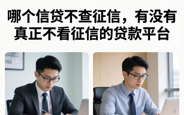哪个信贷不查征信,有没有真正不看征信的贷款平台 有没有真正不看征信的贷款平台