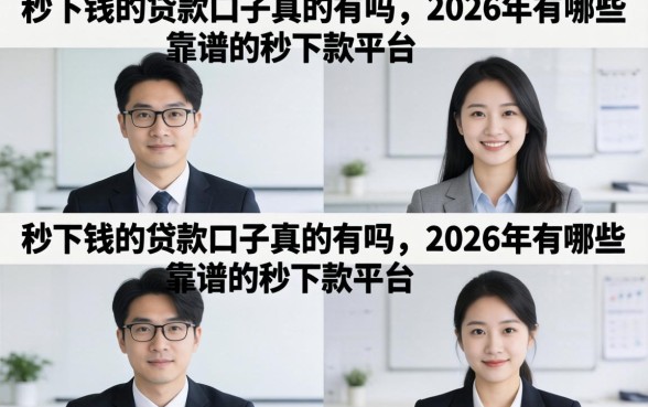 秒下钱的贷款口子真的有吗,2026年有哪些靠谱的秒下款平台 2026年有哪些靠谱的秒下款平台