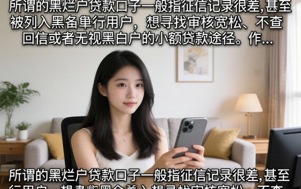 黑烂户贷款口子有哪些,黑烂户哪里能贷到钱 黑烂户贷款口子有哪些