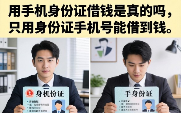 只用身份证手机号能借到钱吗