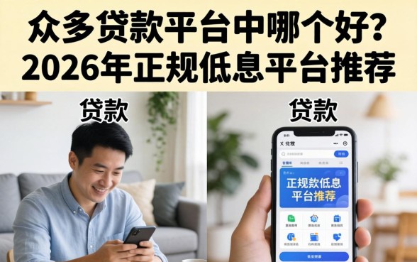 2026年正规低息平台推荐