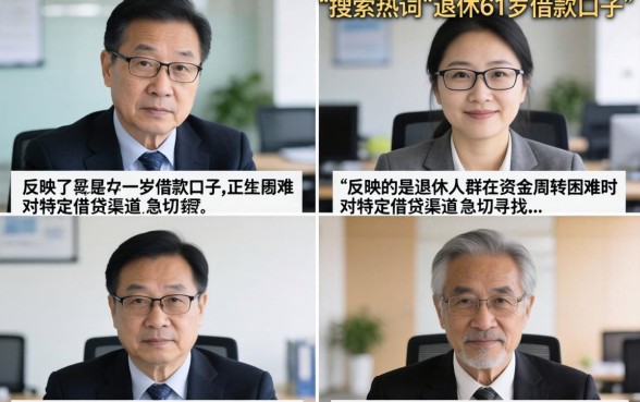 退休61岁借款口子有哪些?61岁老人哪里能借到钱 退休61岁借款口子有哪些