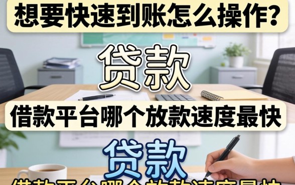 借款平台哪个放款速度最快