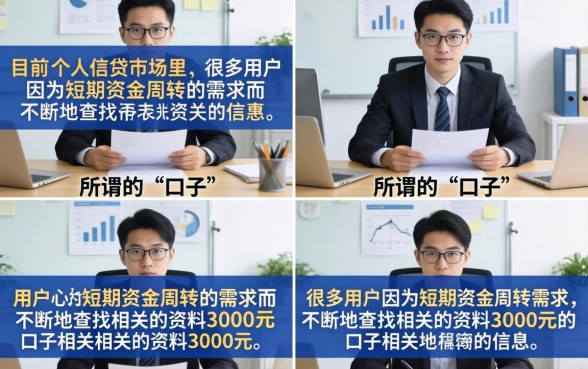 3000块钱的口子哪里有，急需3000块钱必下的口子推荐
