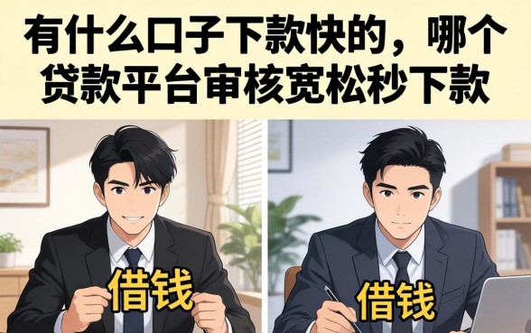 哪个贷款平台审核宽松秒下款