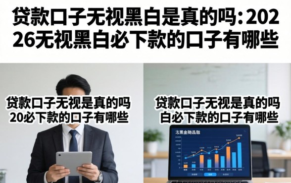 2026无视黑白必下款的口子有哪些