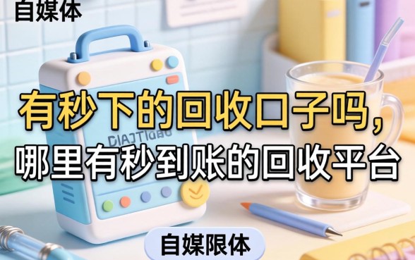 哪里有秒到账的回收平台