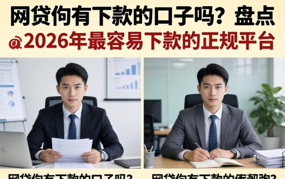 盘点2026年最容易下款的正规平台