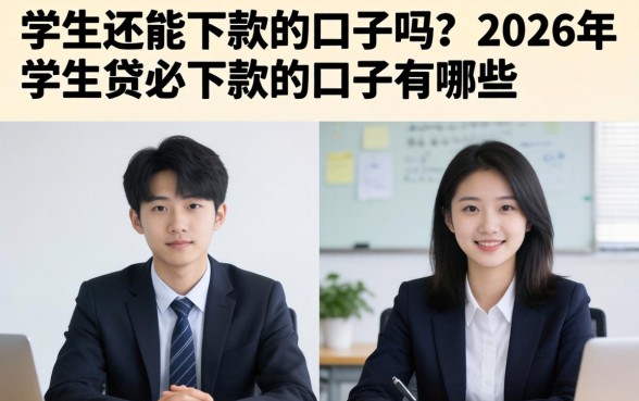 学生还能下款的口子吗？2026年学生贷必下款的口子有哪些？