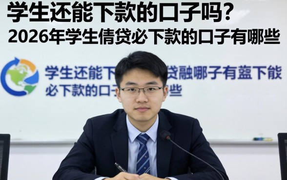 2026年学生贷必下款的口子有哪些