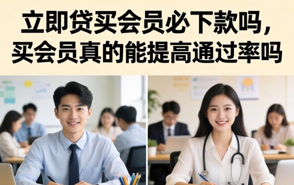 立即贷买会员必下款吗,买会员真的能提高通过率吗 买会员真的能提高通过率吗